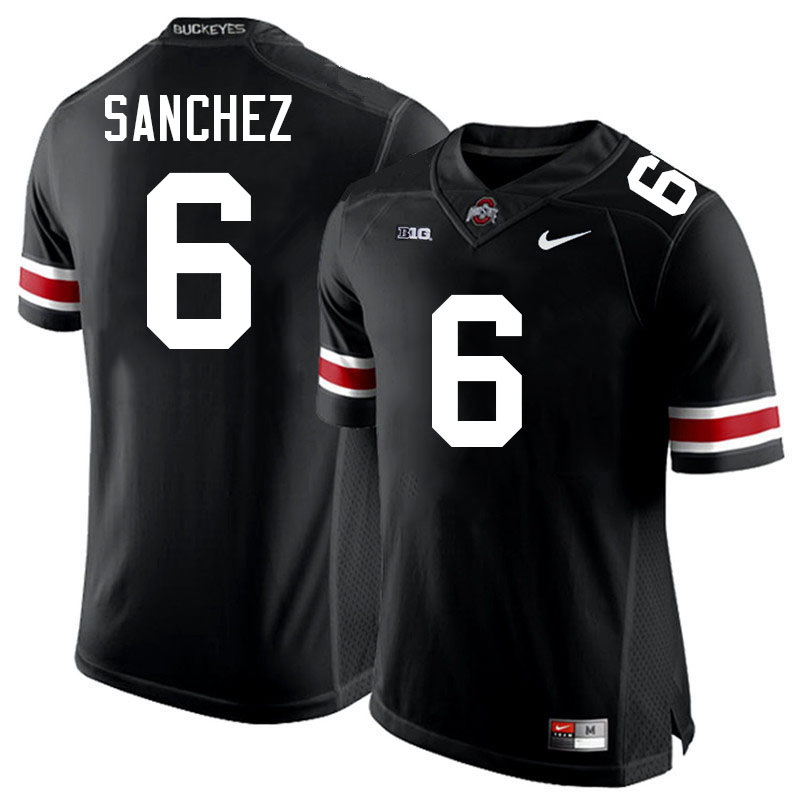 Devin Sanchez Ohio State Buckeyes Jersey College Football Uniforms-Black